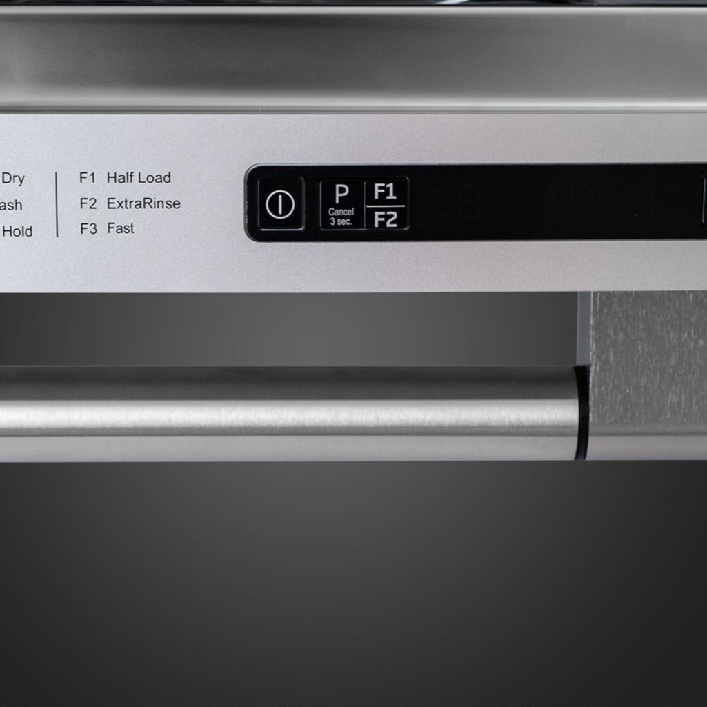 Lave-vaisselle encastrable 24 po, 45 dBA Inox 3 paniers avec Système de filtration européen à 3 voies - Série Professionnelle