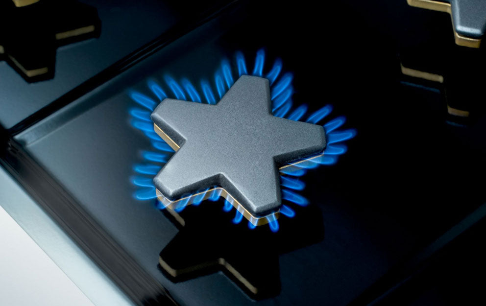 Cuisinière biénergie autoportante 48 po. Inox