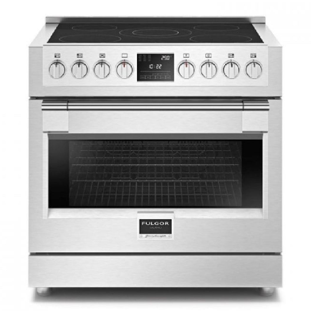 Cuisinière à induction 36 po, 5,7 pi³ Inox - Sofia Pro avec 5 zones