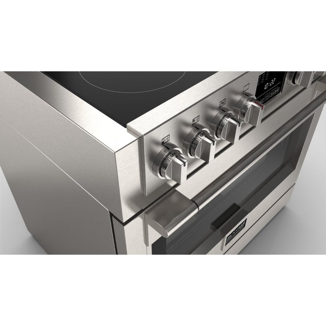 Cuisinière à induction 36 po, 5,7 pi³ Inox - Sofia Pro avec 5 zones
