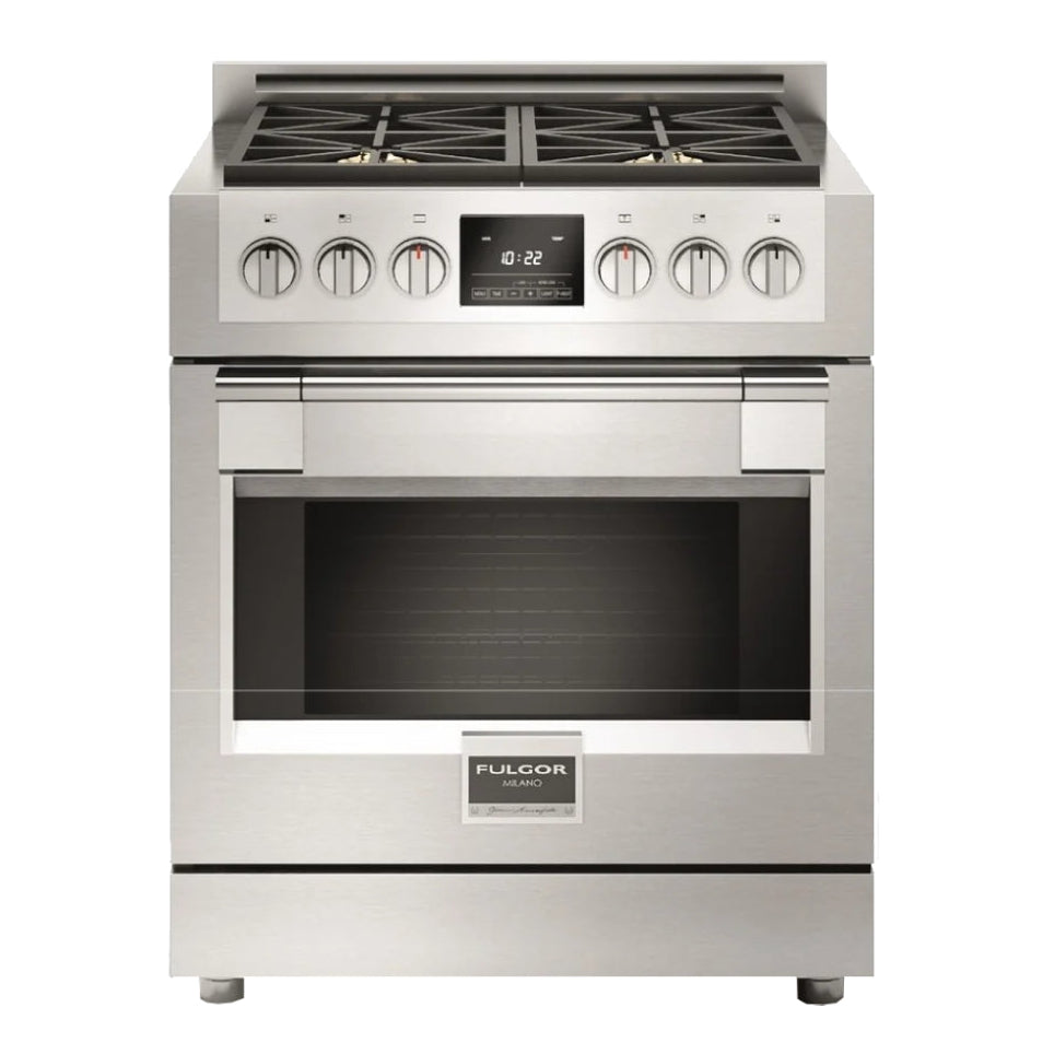 Cuisinière biénergie 30 po, 4,4 pi³ Inox avec Brûleurs Crescendo et Convection double - Sofia Pro
