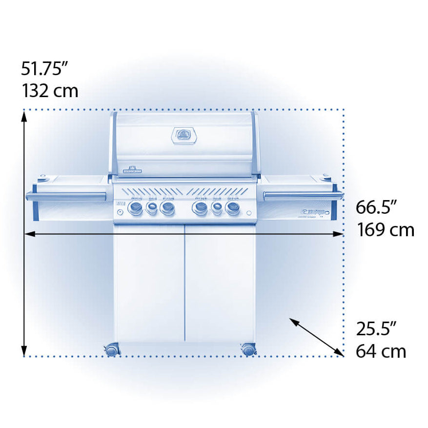 Barbecue au gaz naturel 80 000 BTU - Héritage Prestige® PRO 500 RSIB