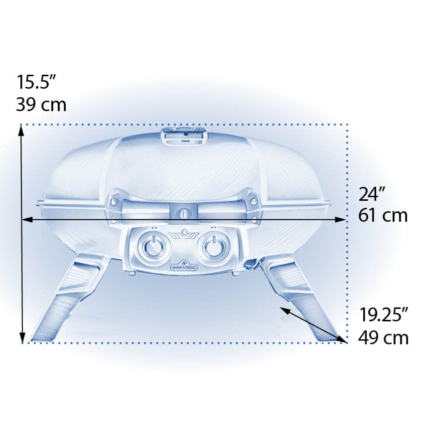 Barbecue au gaz propane portatif 12 000 BTU - TravelQ™ 285