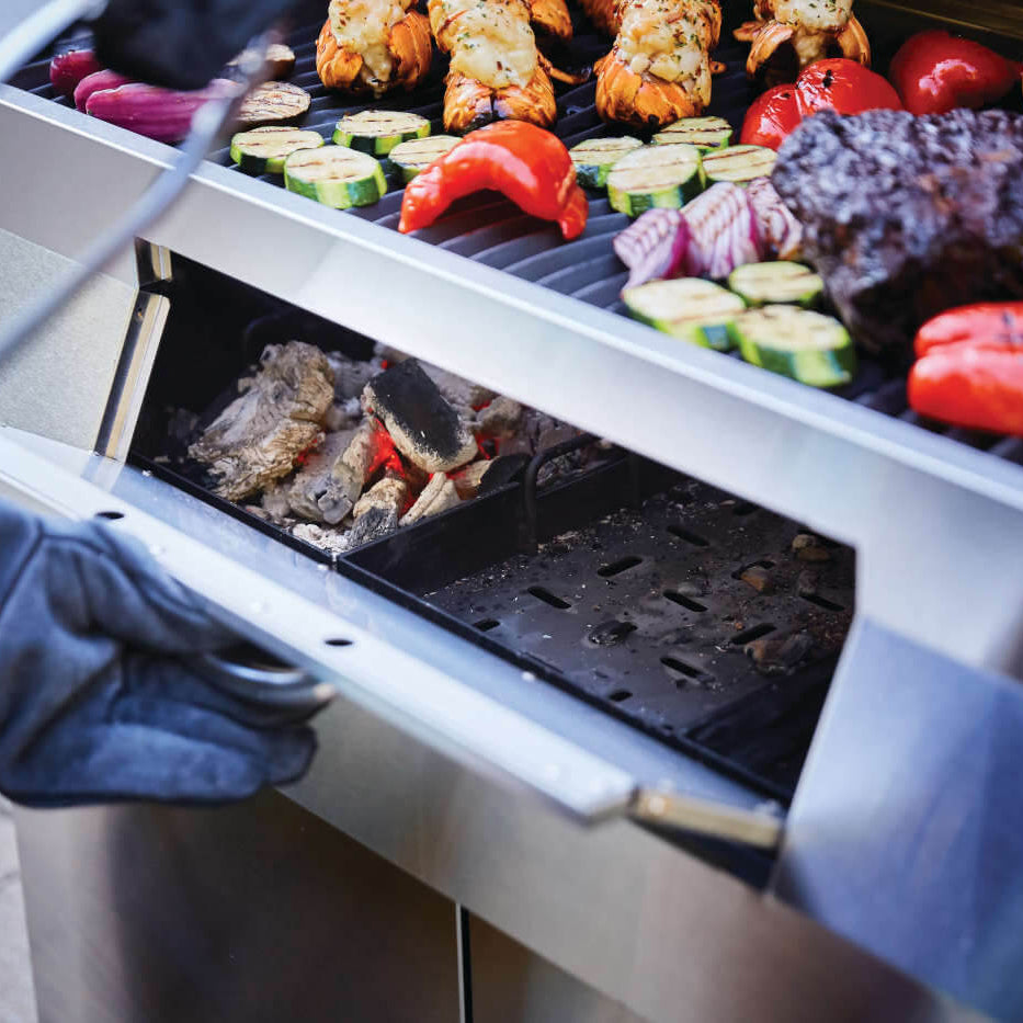 Barbecue au charbon de bois sur chariot - Charcoal PRO