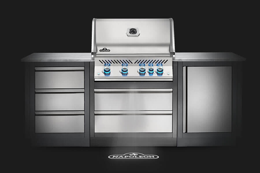 Barbecue encastré au gaz naturel - Prestige PRO 500 RB