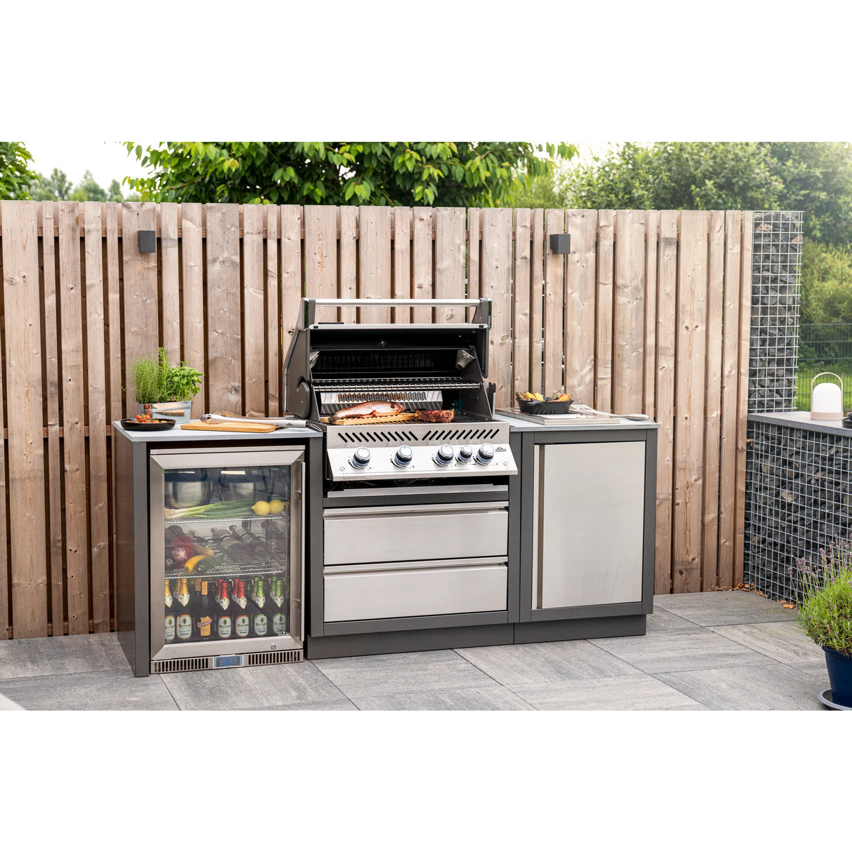 Barbecue encastré au gaz naturel - Prestige PRO 500 RB