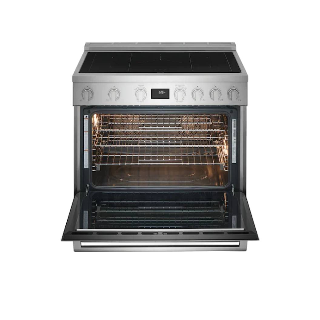 Cuisinière à induction autoportante 36 po 4,4 pi³ inox