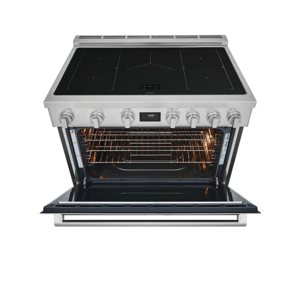 Cuisinière à induction autoportante 36 po 4,4 pi³ inox