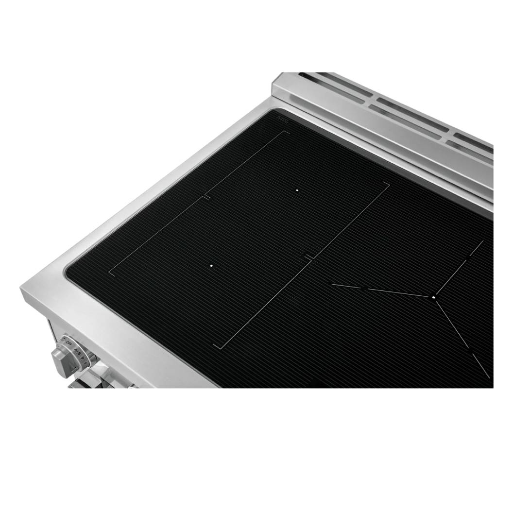 Cuisinière à induction autoportante 36 po 4,4 pi³ inox