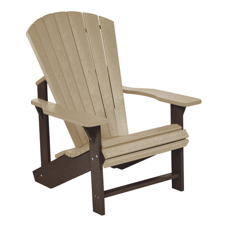 Chaise extérieure en plastique recyclé - Adirondack Classique C01