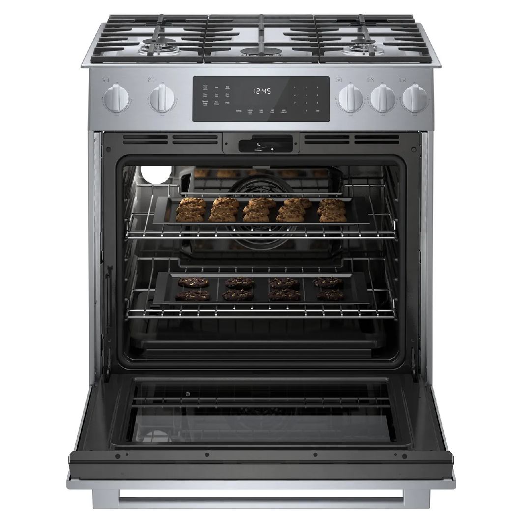 Cuisinière au gaz encastrable 30 po, 4,8 pi³ Inox - Série Benchmark avec 5 brûleurs