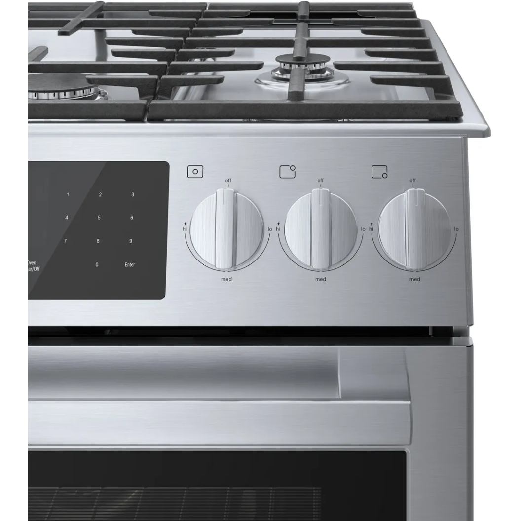 Cuisinière au gaz encastrable 30 po, 4,8 pi³ Inox - Série Benchmark avec 5 brûleurs