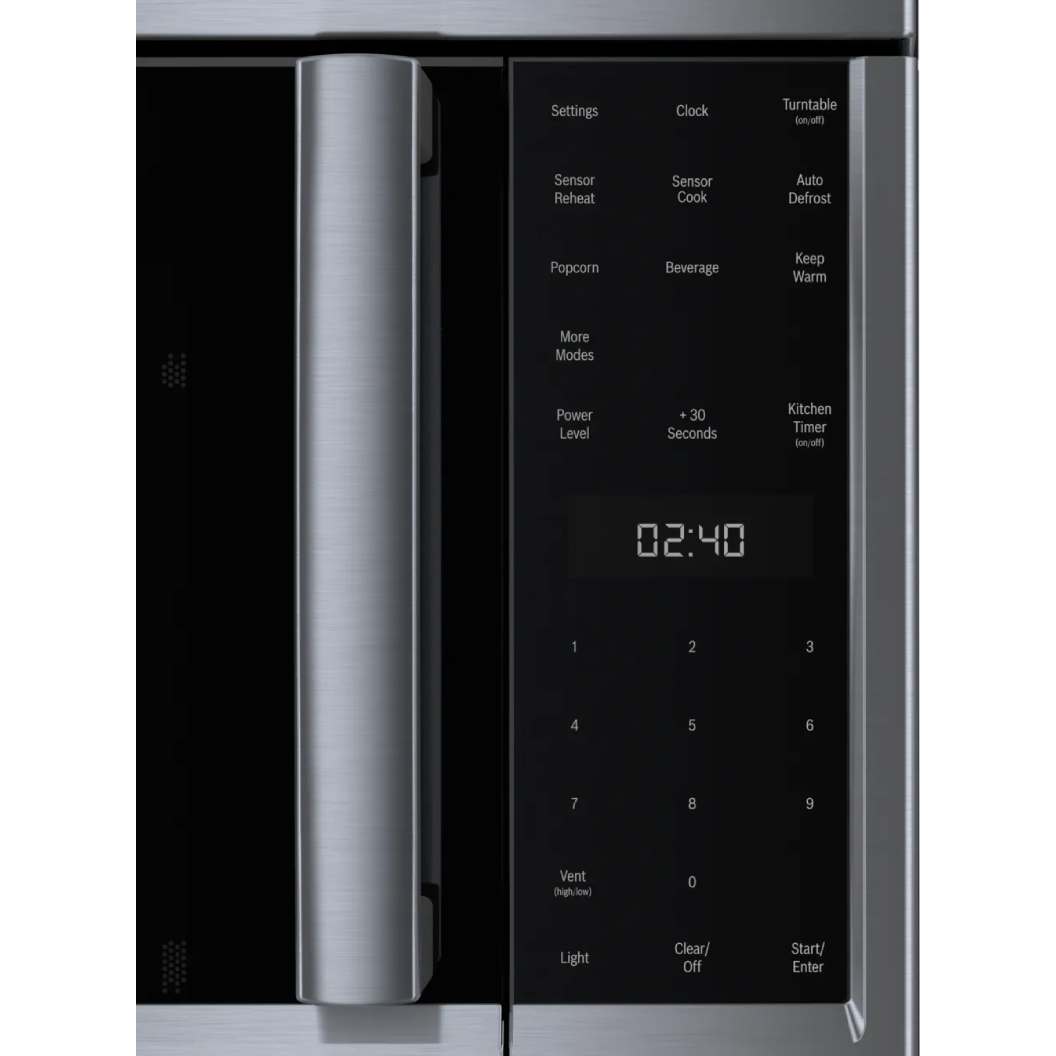 Micro-ondes à hotte intégrée, 30 po, 2,1 pi³, Inox - Série 500