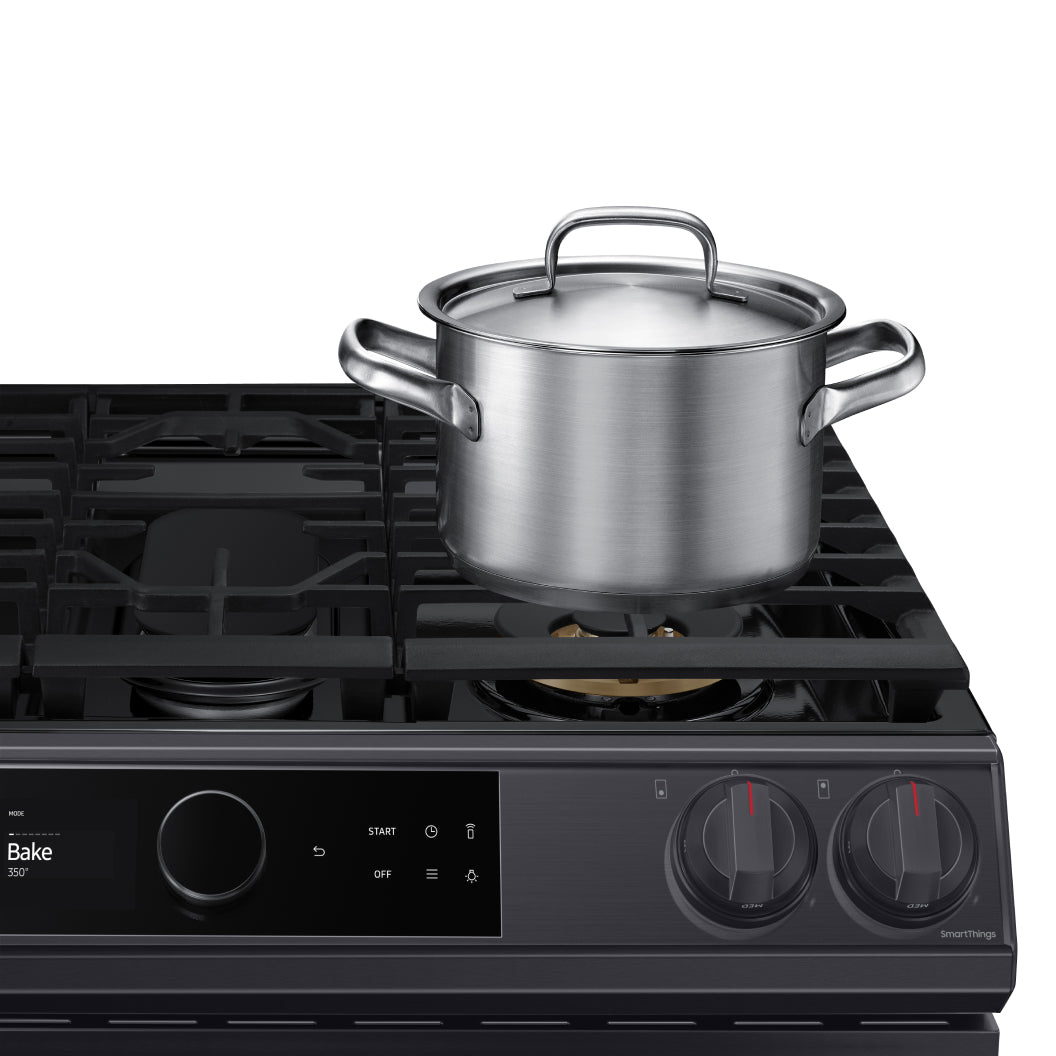 Cuisinière au gaz encastrable 30 po, 6,0 pi³ avec Air Fry et Autonettoyage - Série Bespoke