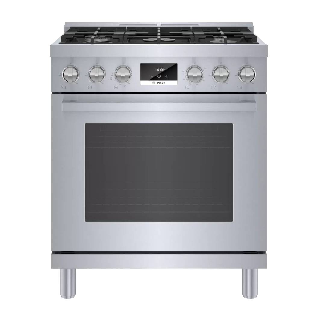 Cuisinière au gaz 30 po, 3,6 pi³ Inox - Série 800