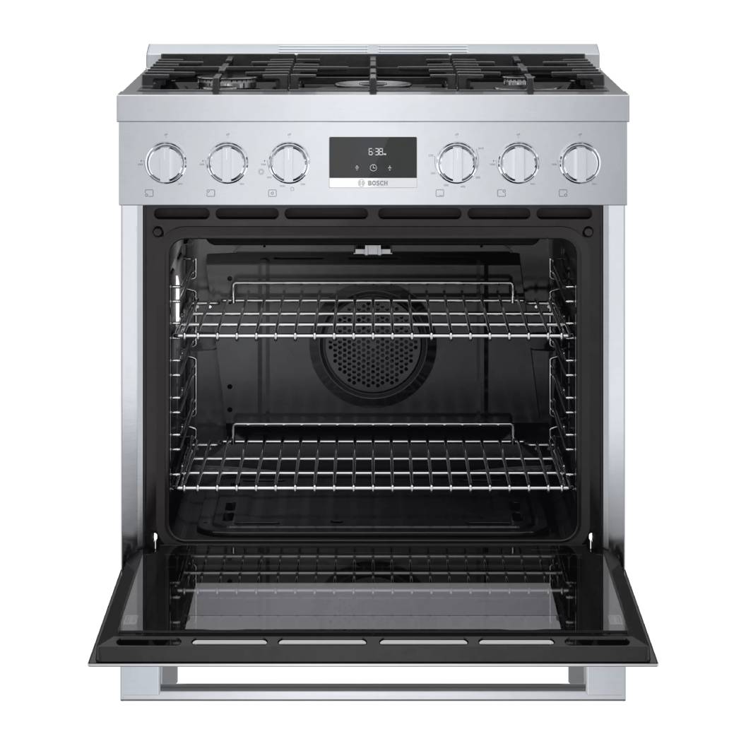 Cuisinière au gaz 30 po, 3,6 pi³ Inox - Série 800