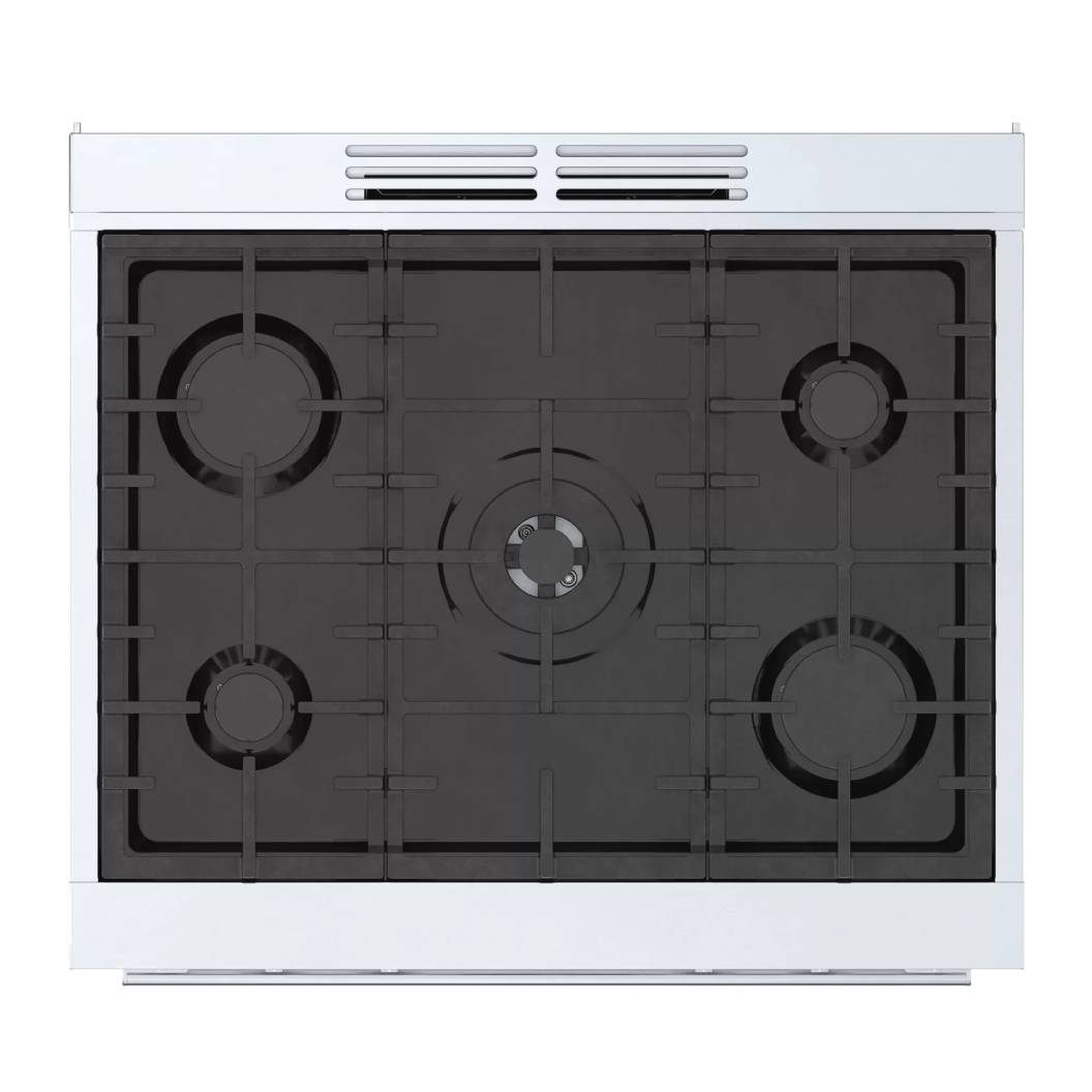 Cuisinière au gaz 30 po, 3,6 pi³ Inox - Série 800