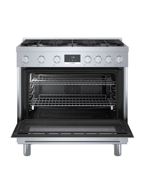 Cuisinière au gaz 36 po, 3,4 pi³ Inox
