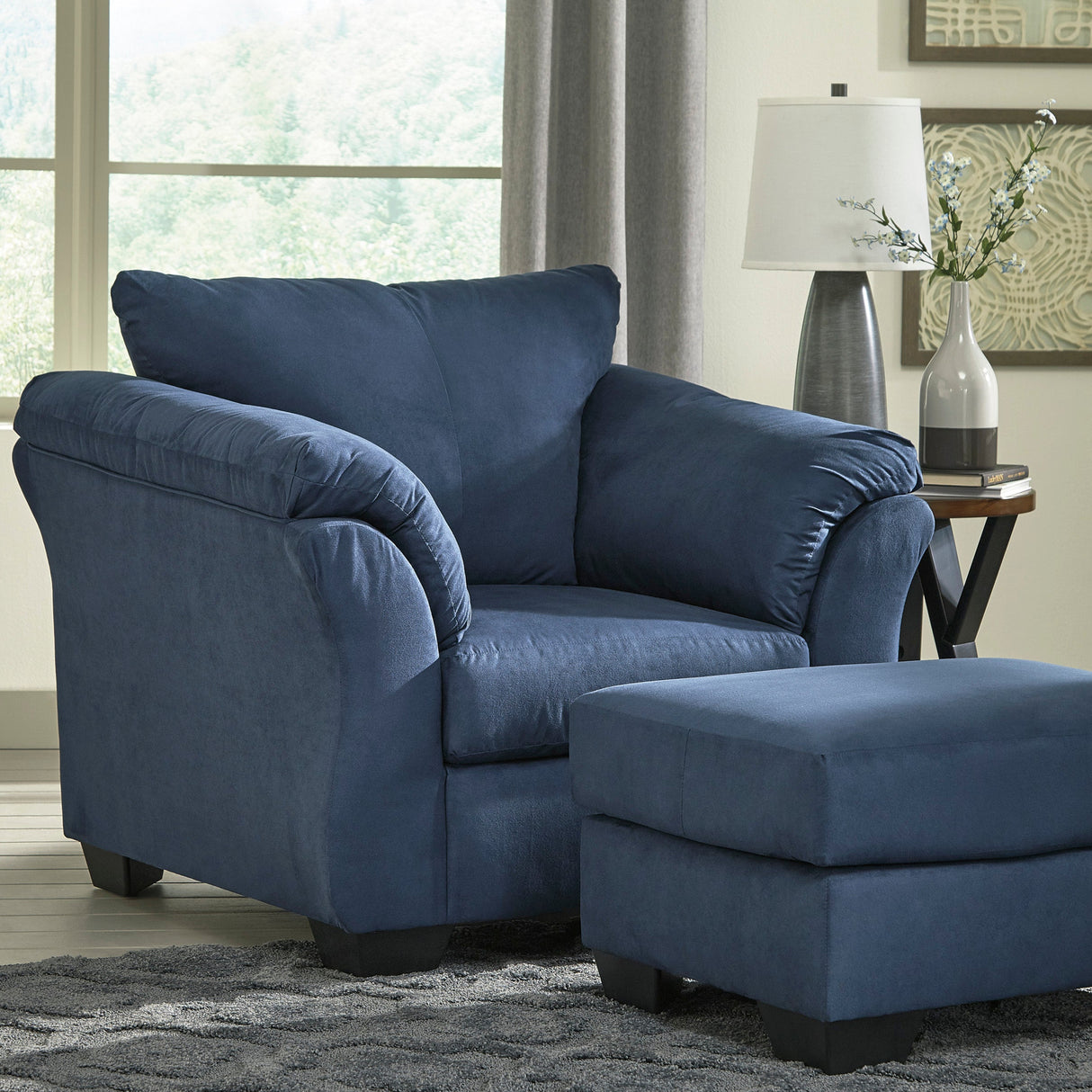 Ottoman en tissu - Darcy