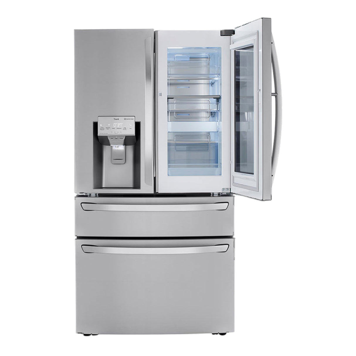 Réfrigérateur portes françaises Inox 36po