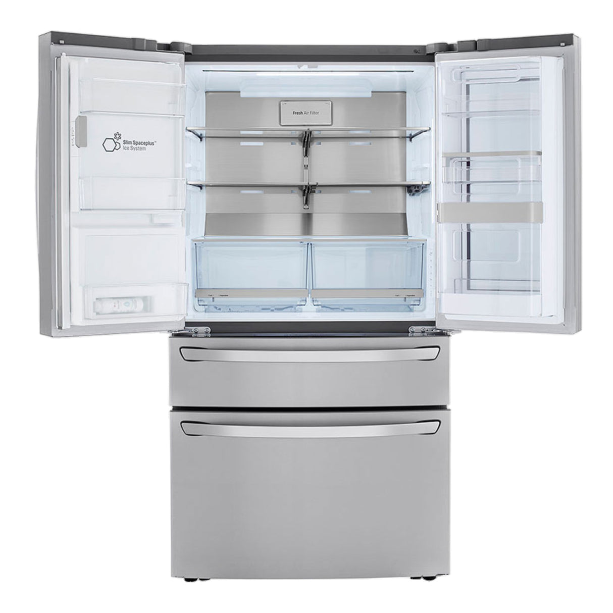 Réfrigérateur portes françaises Inox 36po