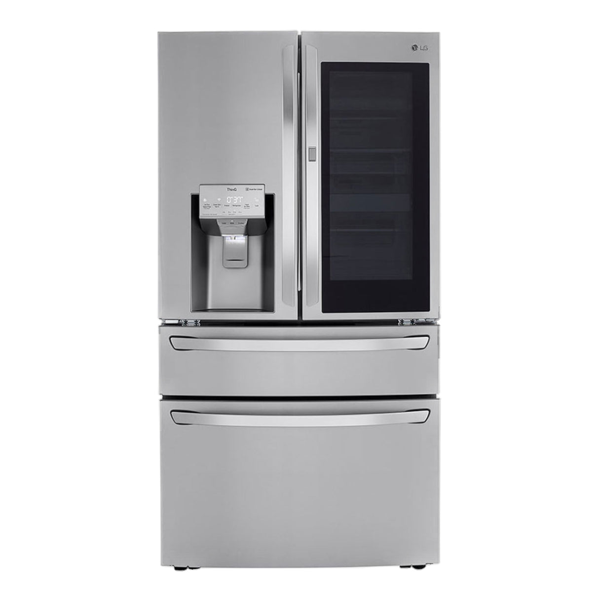 Réfrigérateur portes françaises Inox 36po