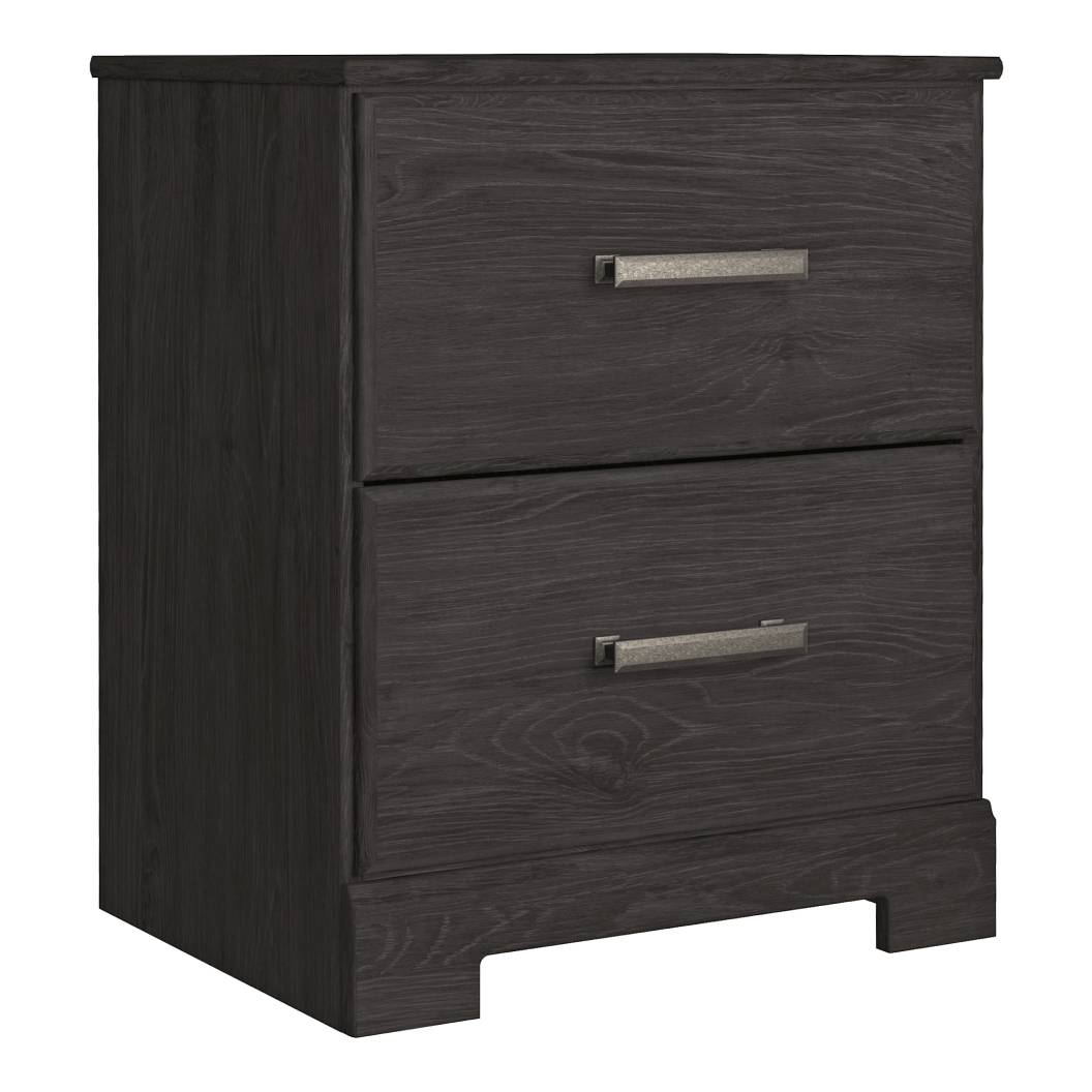 Table de chevet Noir en bois - Belachime