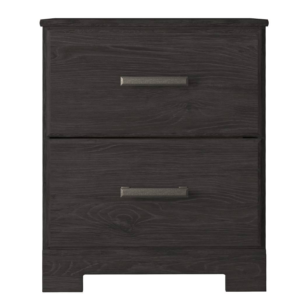 Table de chevet Noir en bois - Belachime