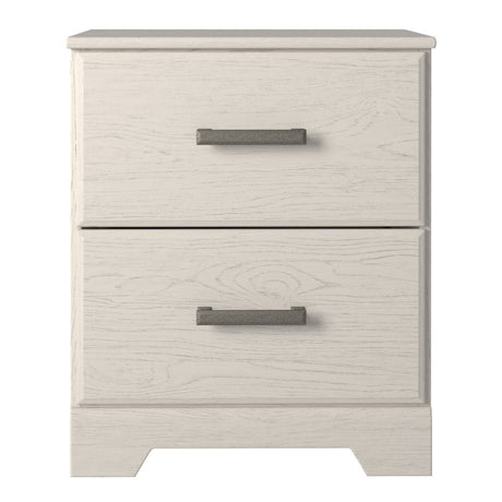 Table de chevet Blanc en bois - Stelsie