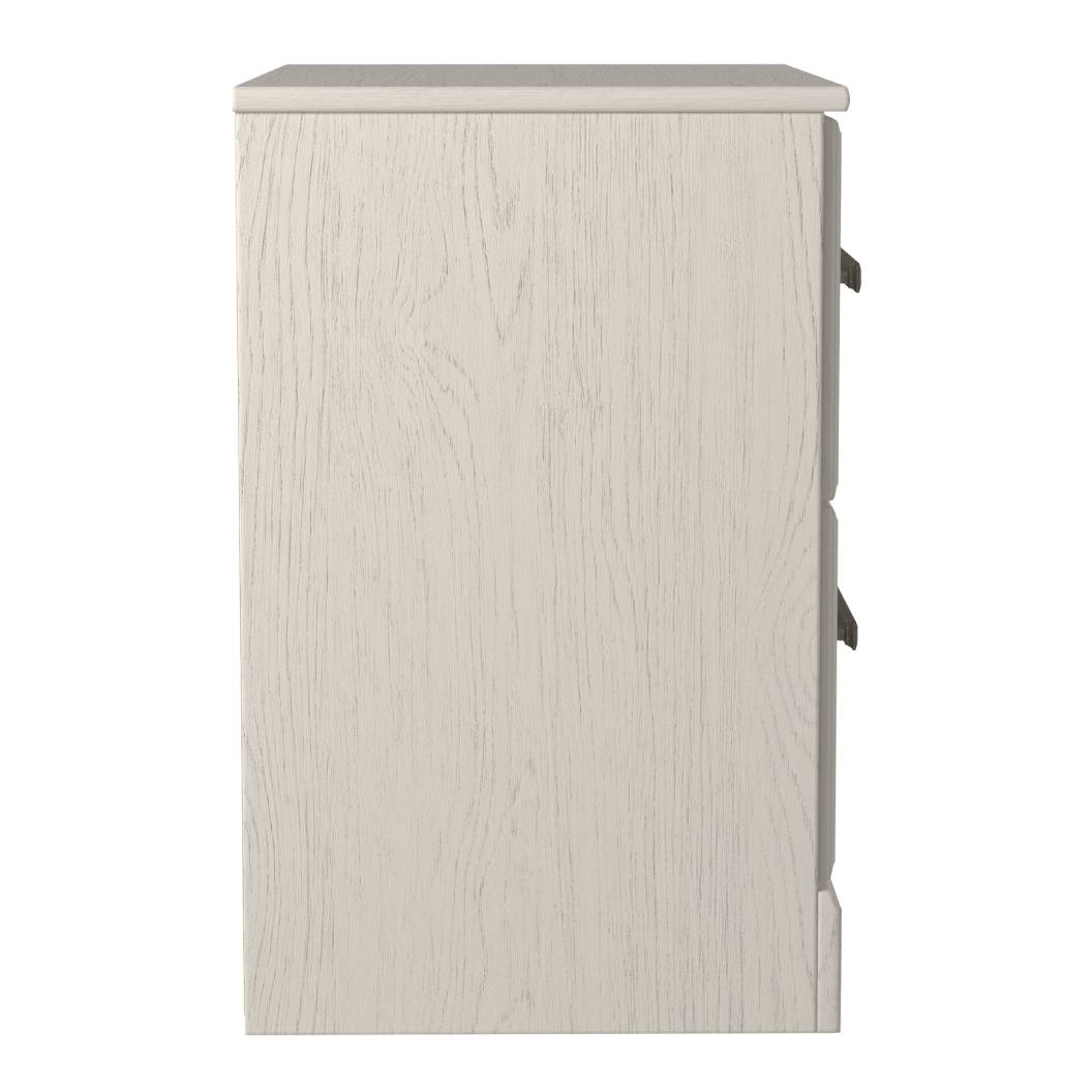 Table de chevet Blanc en bois - Stelsie