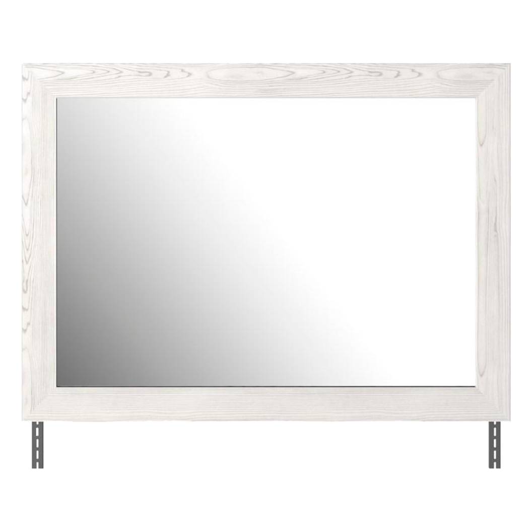 Miroir de bureau en bois gris pâle - Gerridan