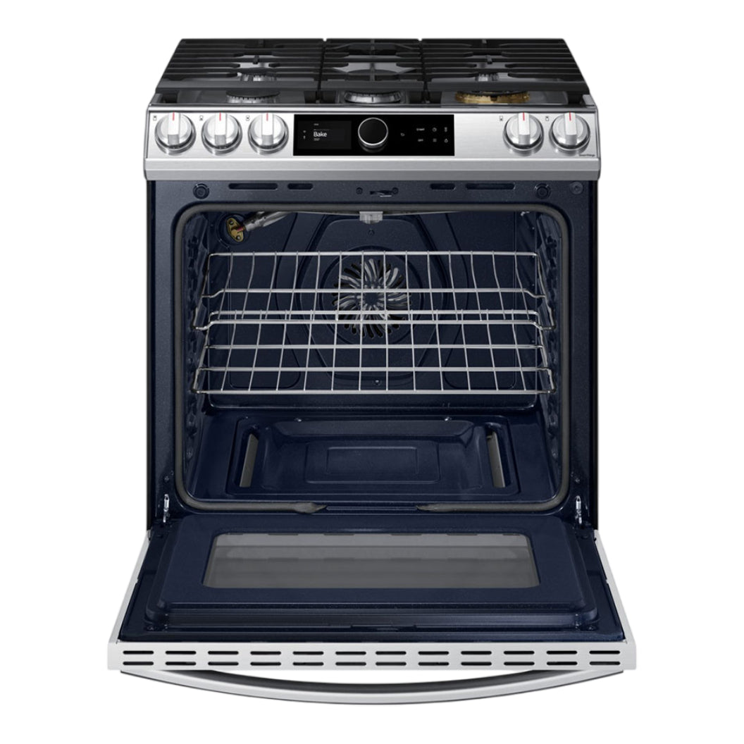 Cuisinière à convection au gaz encastrable 30 po. 6,0 pi³ Inox