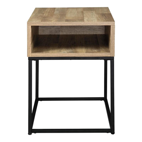 Table d'appoint en bois naturel reproduit - Gerdanet
