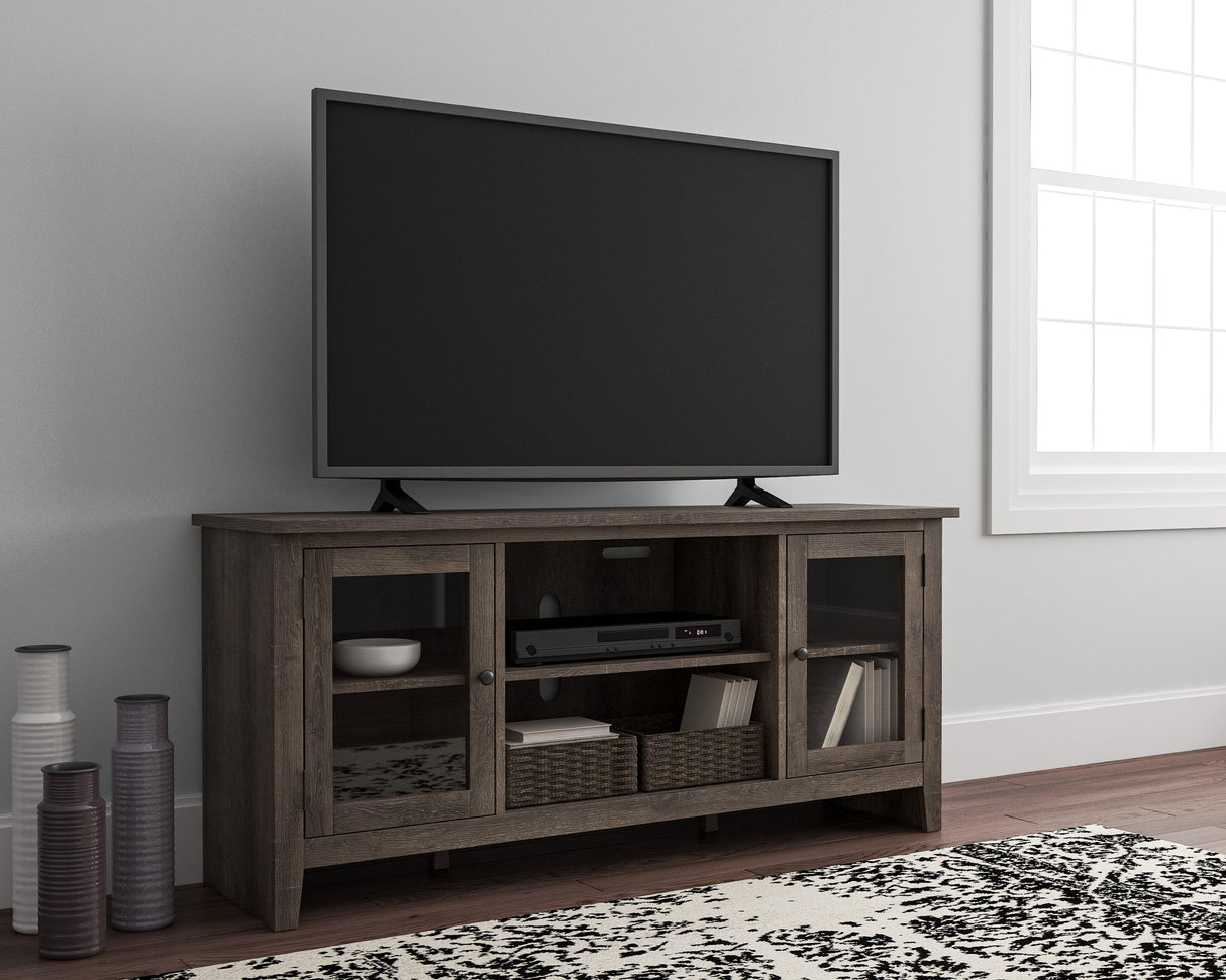 Meuble de télévision avec option de foyer électrique - Arlenbry