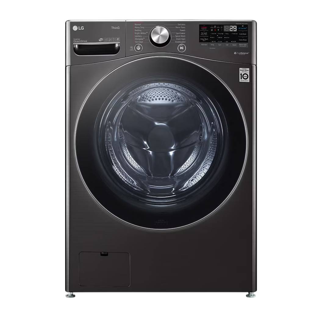 Laveuse à chargement frontal 27 po, 5,2 pi³ noir avec TurboWash™ et Steam™
