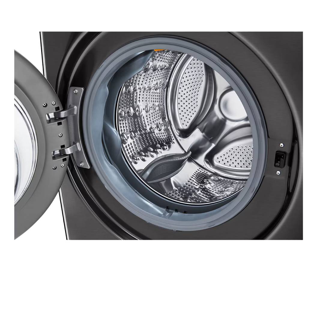Laveuse à chargement frontal 27 po, 5,2 pi³ noir avec TurboWash™ et Steam™