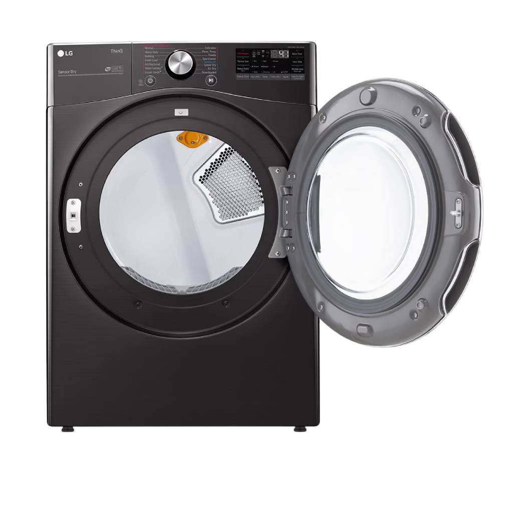 Sécheuse 27 po, 7,4 pi³ Noir mat avec TurboSteam® & Allergiene