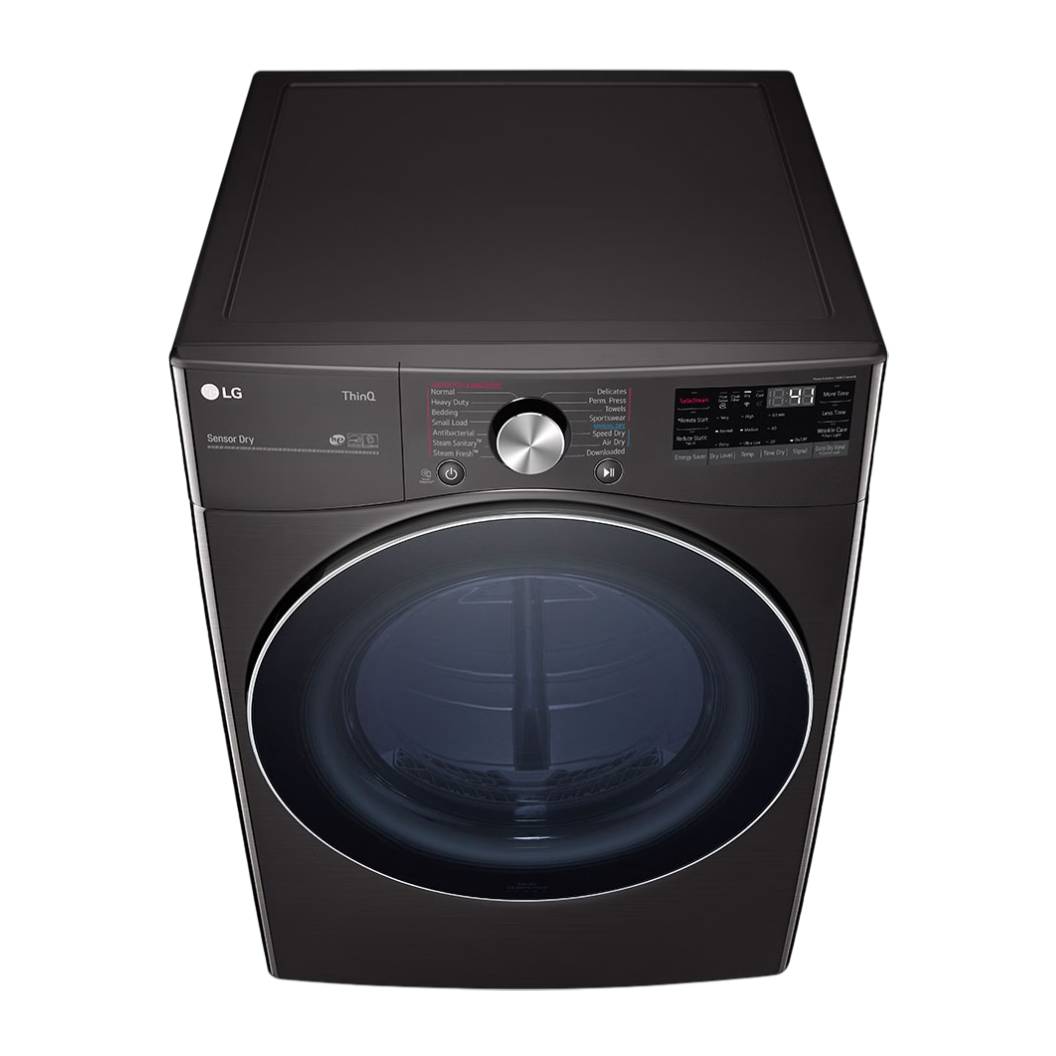 Sécheuse 27 po, 7,4 pi³ Noir mat avec TurboSteam® & Allergiene