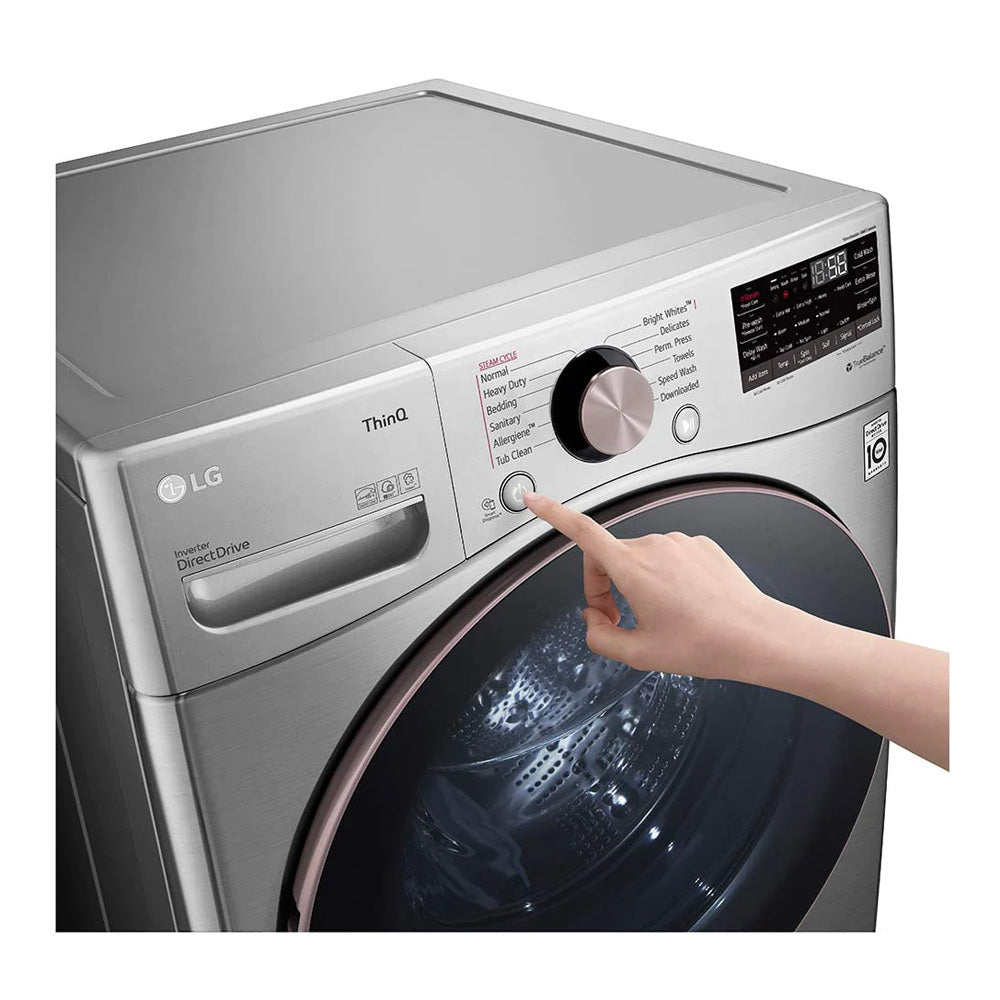 Laveuse à chargement frontal 27 po 5,2 pi³ Acier graphite avec cycle Allergiene