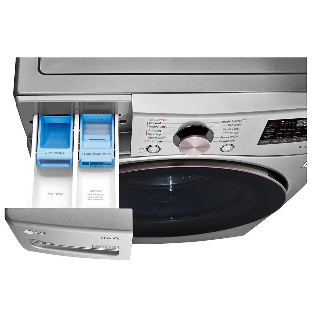 Laveuse à chargement frontal 27 po 5,2 pi³ Acier graphite avec cycle Allergiene