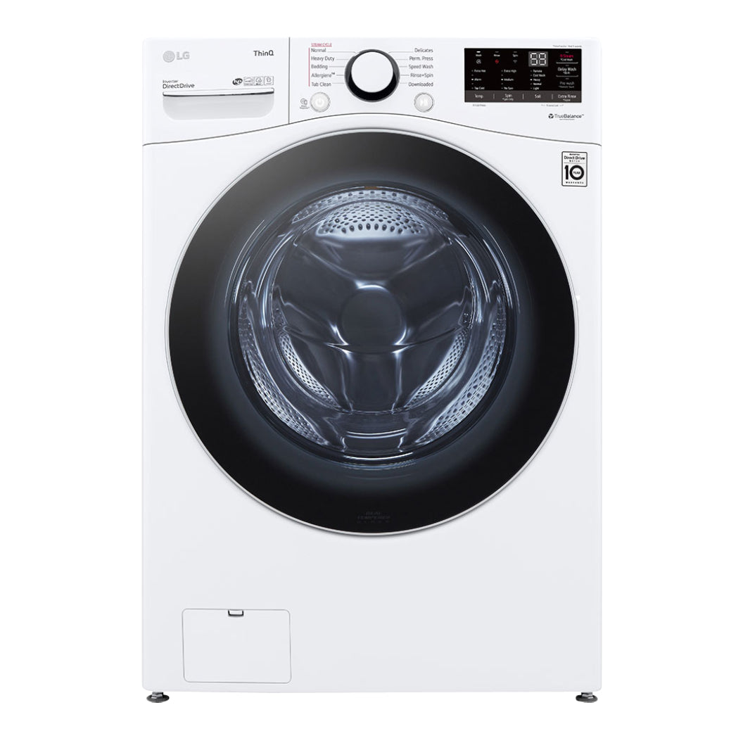 Laveuse à chargement frontal 5,2 pi³ avec cycle allergiene blanche