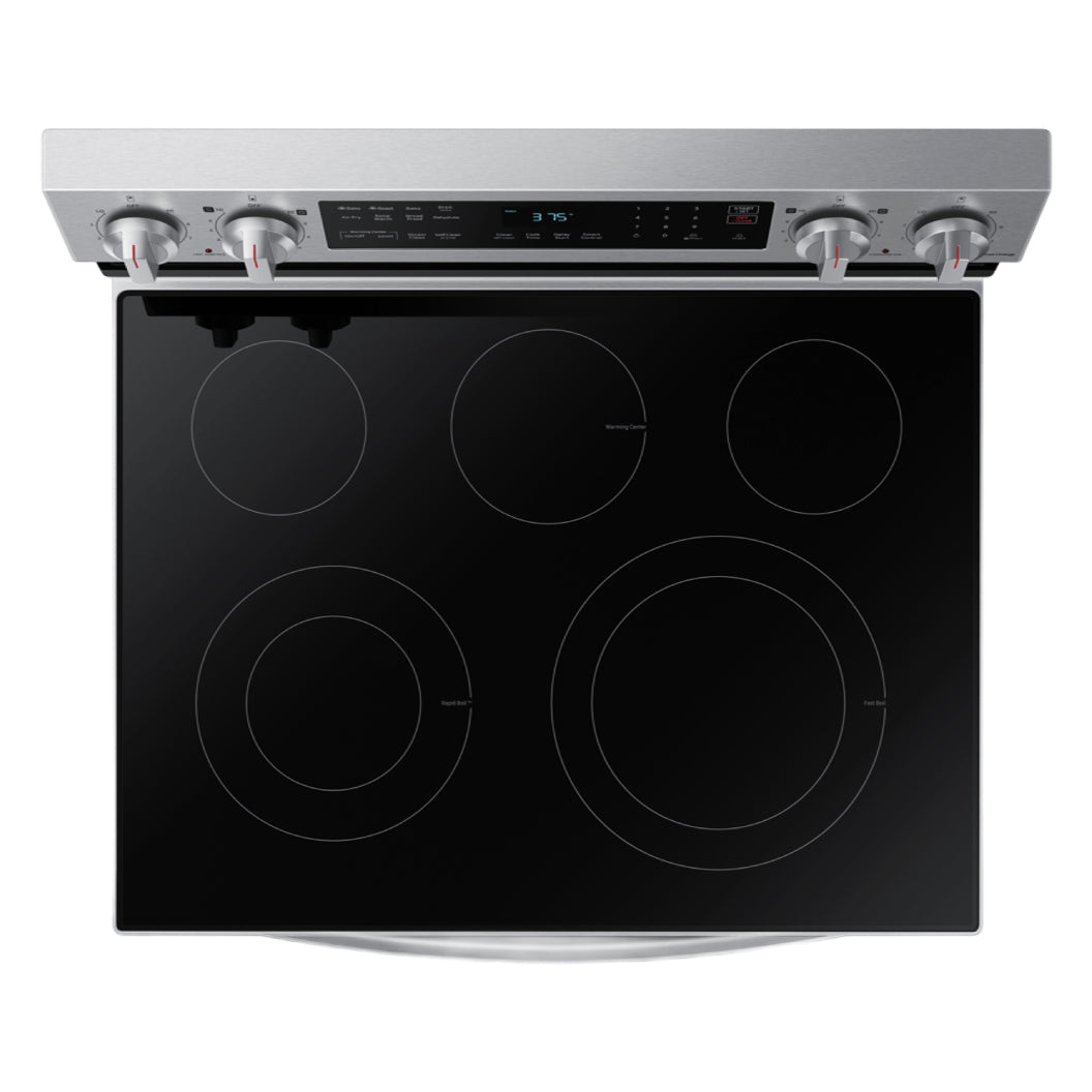 Cuisinière électrique 30 po, 6,3 pi³ Inox avec Air Fry et IA