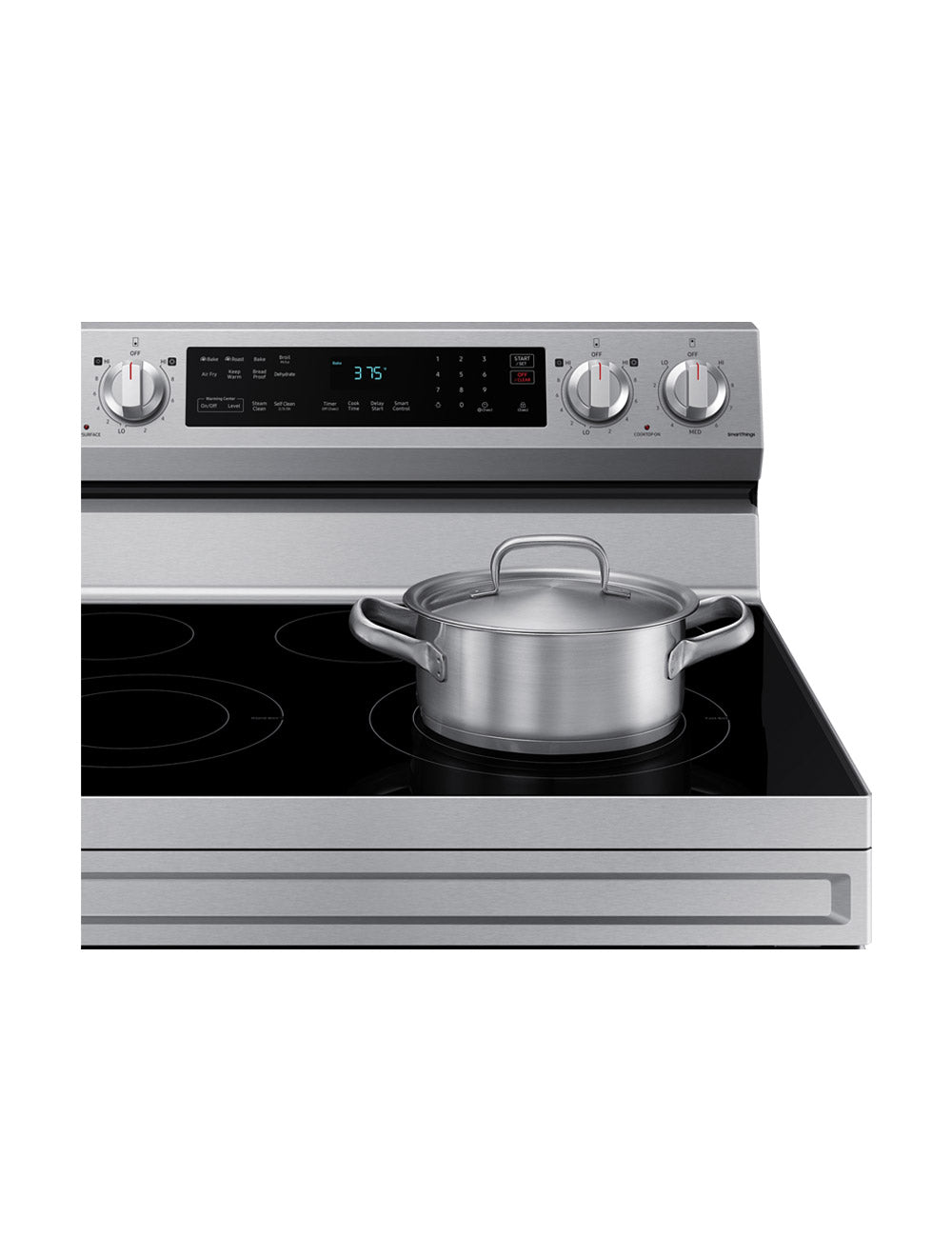 Cuisinière à induction 30 po, 6,3 pi³ Inox avec Air Fry et IA