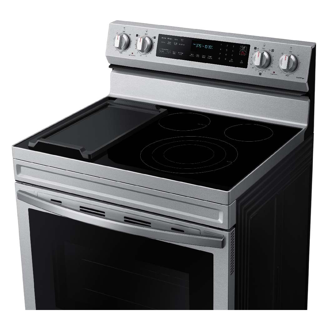 Cuisinière 30 po, 6,3 pi³ Inox avec Intelligence artificielle et Air Fry