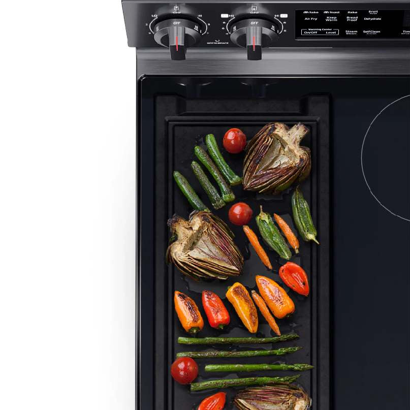 Cuisinière électrique 30 po, 6,3 pi³ Inox avec Convection véritable, Air Fry et Wi-Fi