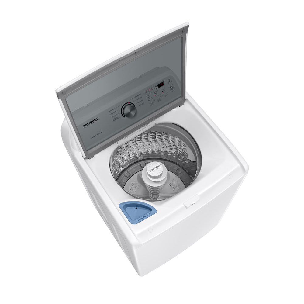 Laveuse à chargement par le haut 5 pi³ silencieuse, blanche