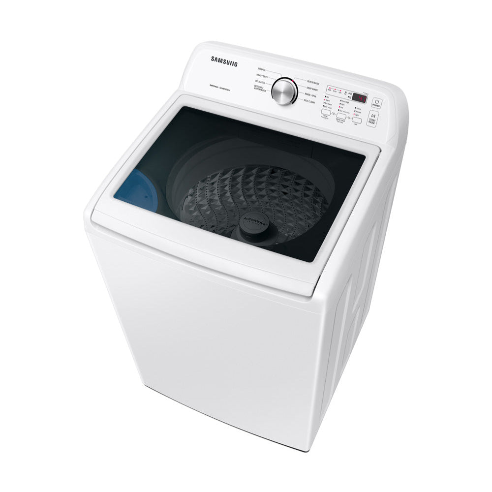 Laveuse à chargement par le haut 5 pi³ silencieuse, blanche