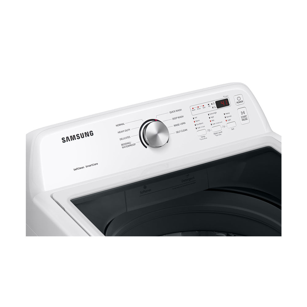 Laveuse à chargement par le haut 5 pi³ silencieuse, blanche