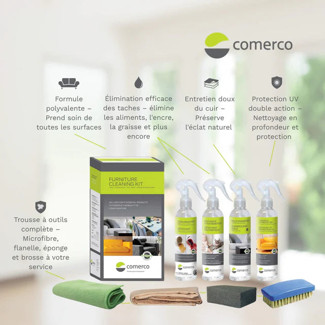 Ensemble de nettoyage pour mobilier - 8 produits