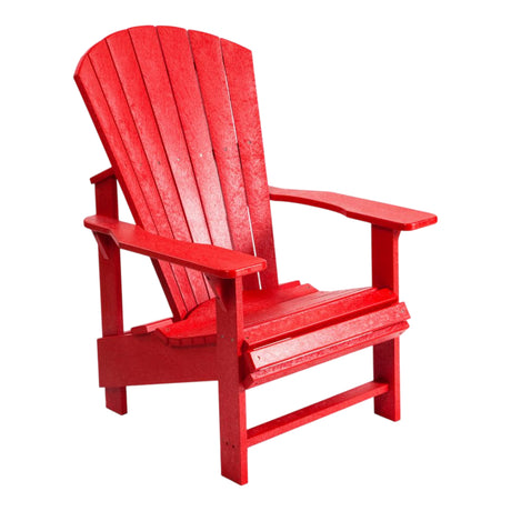 Chaise extérieure en plastique recyclé - Adirondack Verticale C03